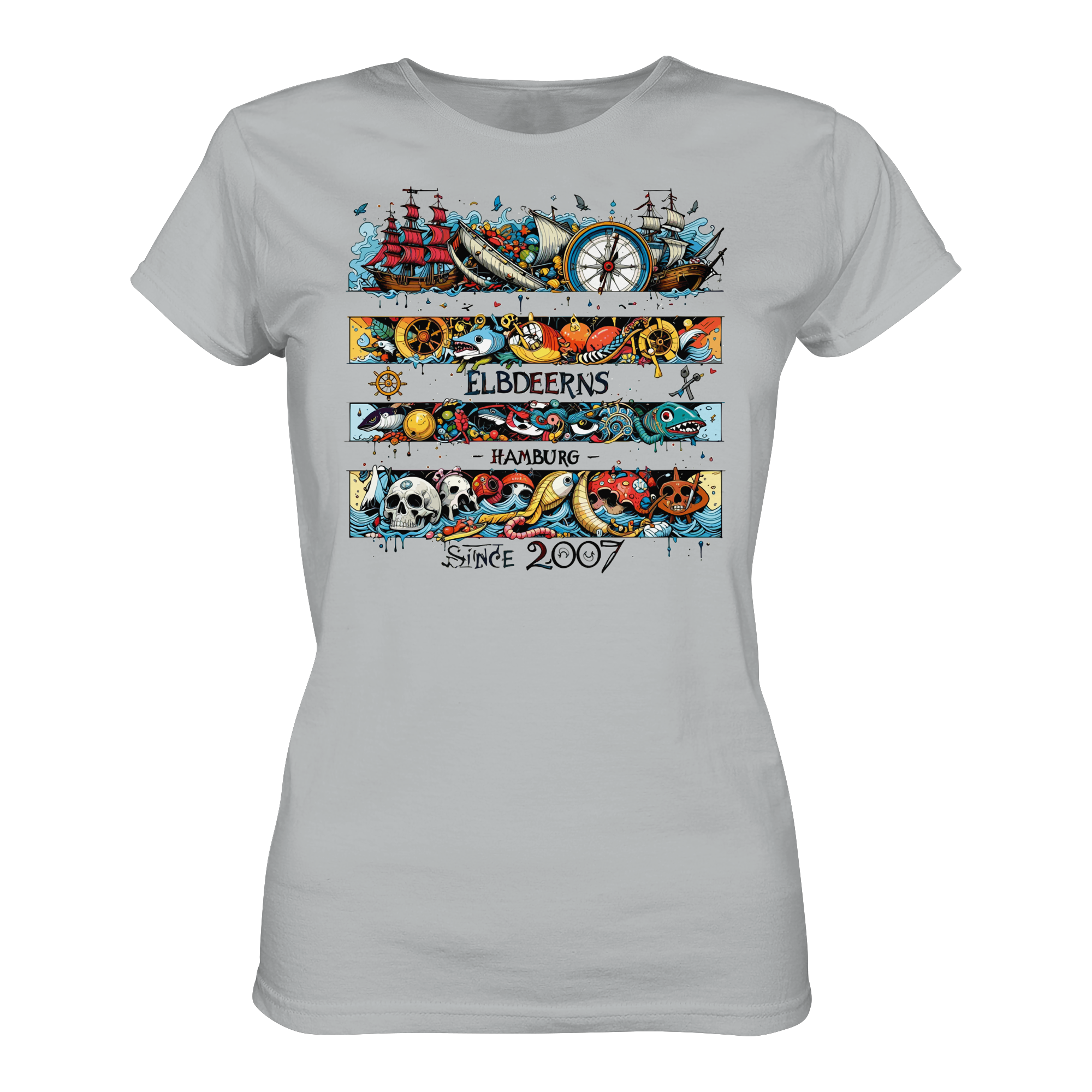 Elbdeerns "Kuddelmuddel" - Ladies Premium Shirt