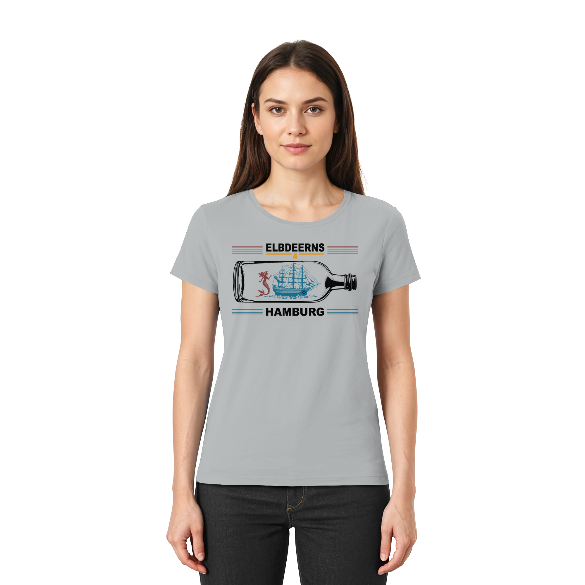 Elbdeerns "Buddelschiff" - Ladies Premium Shirt