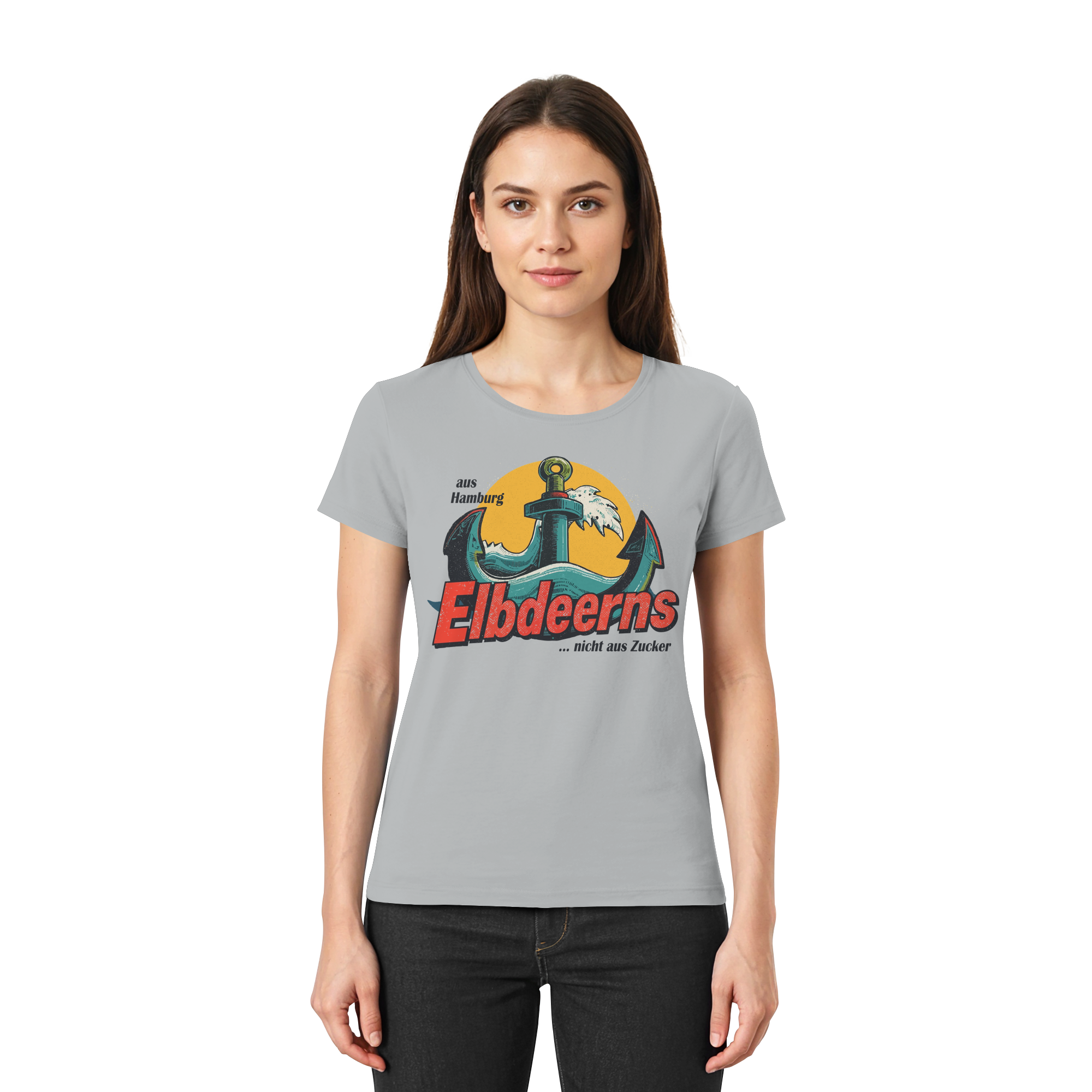 Elbdeerns - nicht aus Zucker - Ladies Premium Shirt