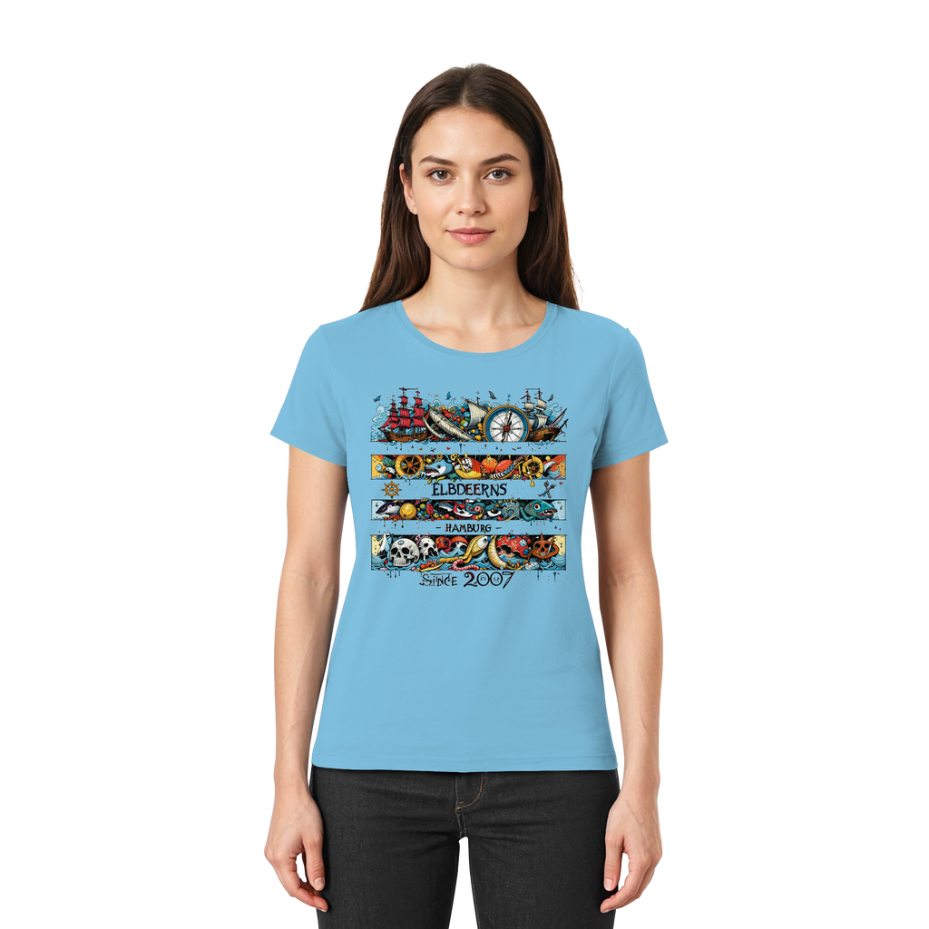 Elbdeerns "Kuddelmuddel" - Ladies Premium Shirt