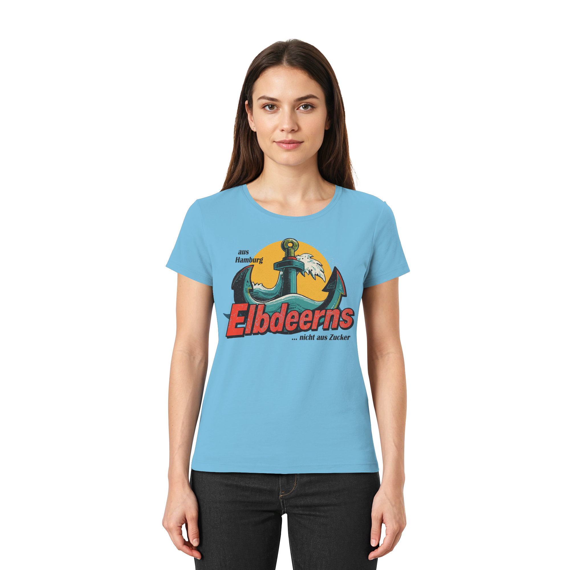 Elbdeerns - nicht aus Zucker - Ladies Premium Shirt