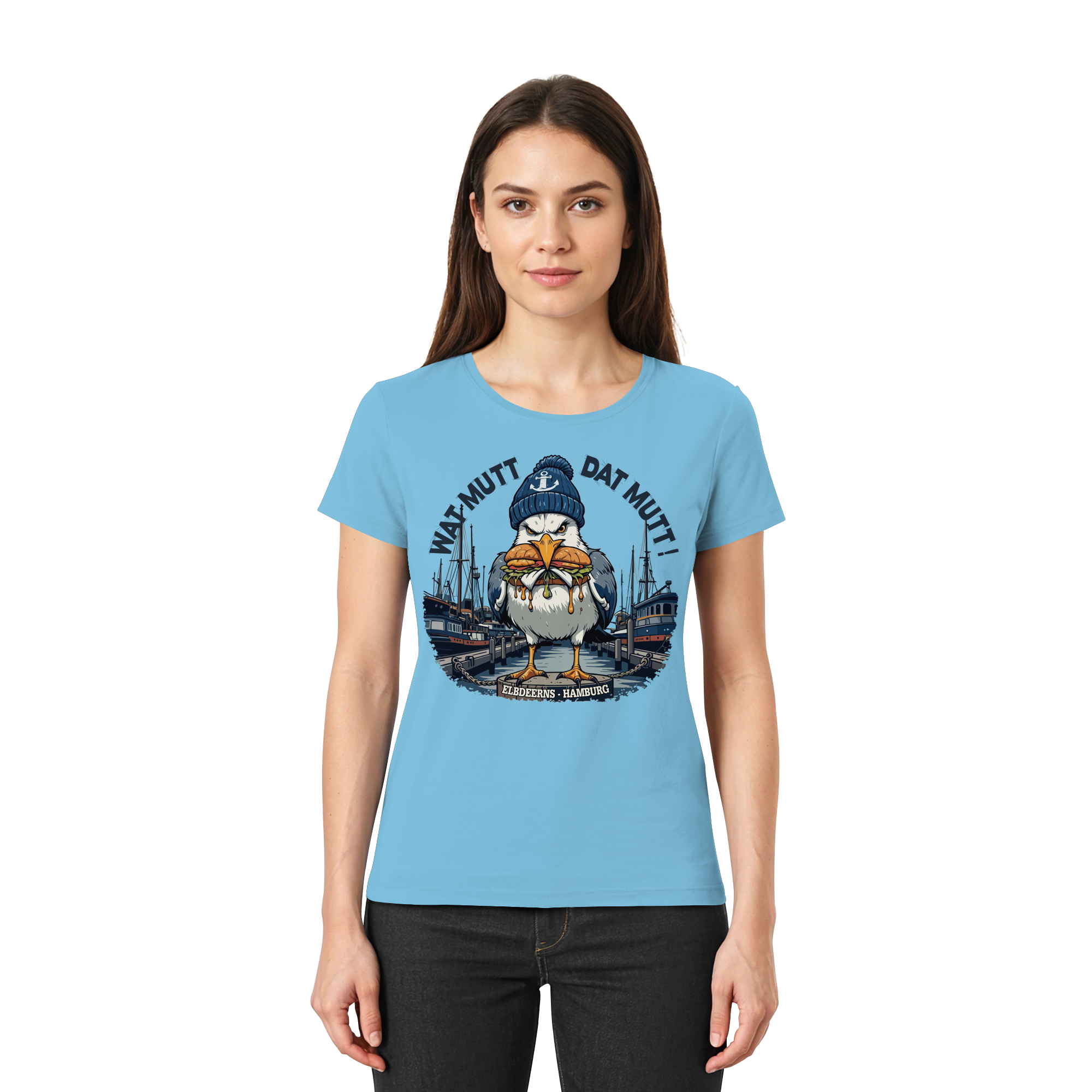 Elbdeerns - WAT MUTT DAT MUTT - Ladies Premium Shirt