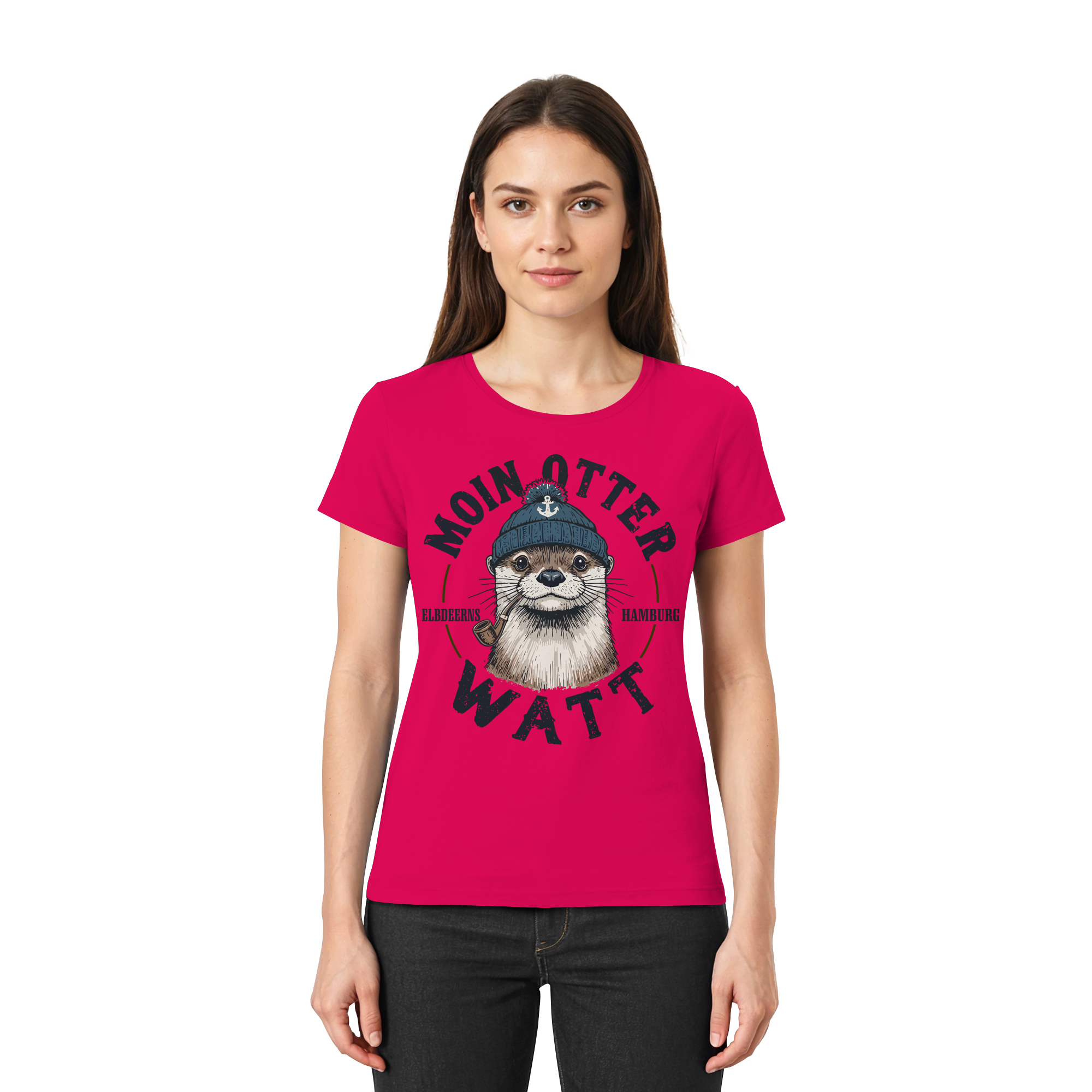 Elbdeerns - MOIN oder WATT - Ladies Premium Shirt