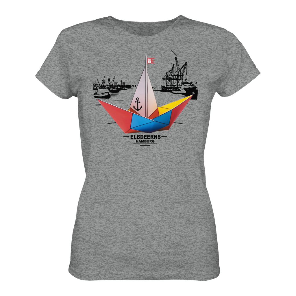 Elbdeerns - Papierschiff - Ladies Premium Shirt