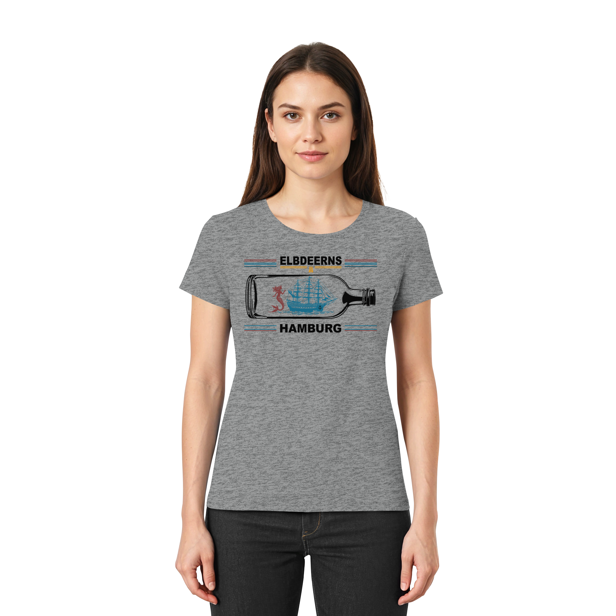 Elbdeerns "Buddelschiff" - Ladies Premium Shirt