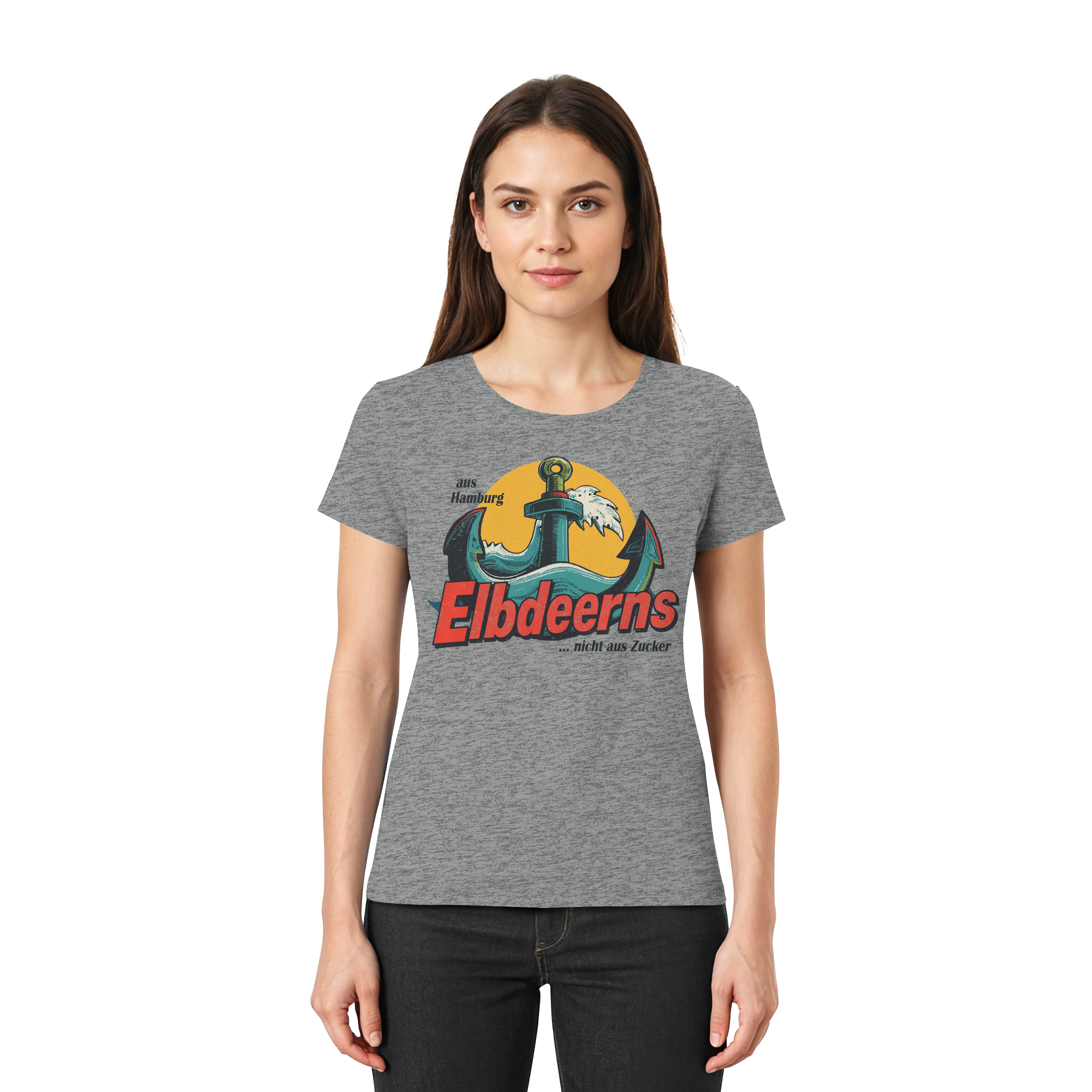 Elbdeerns - nicht aus Zucker - Ladies Premium Shirt