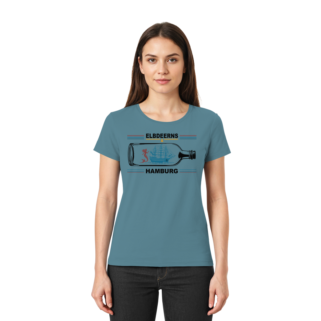 Elbdeerns "Buddelschiff" - Ladies Premium Shirt