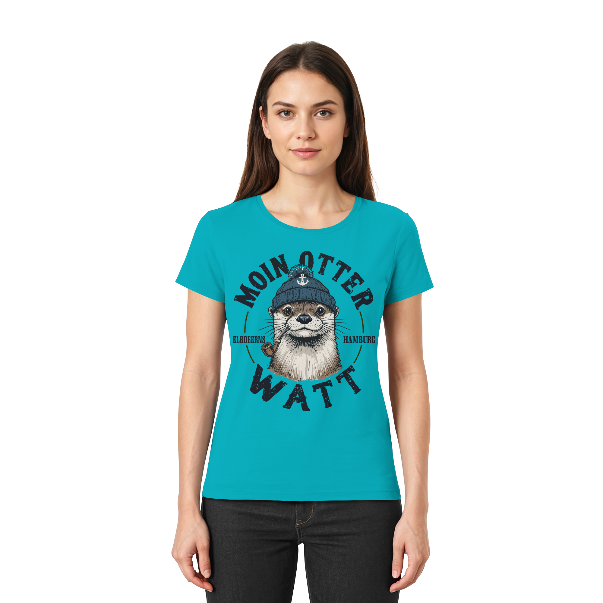 Elbdeerns - MOIN oder WATT - Ladies Premium Shirt
