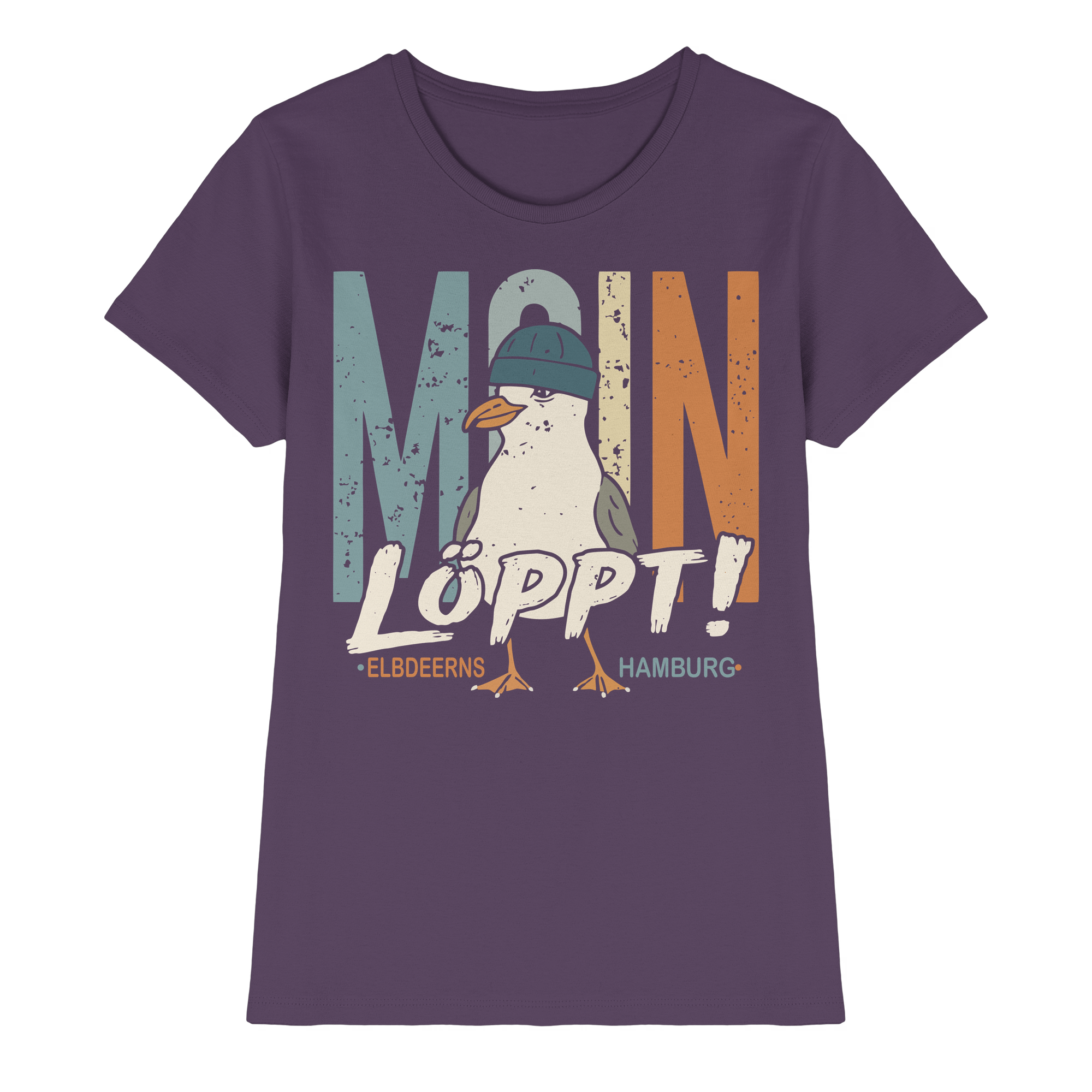 Elbdeerns - MOIN ...löppt! - Ladies Premium Shirt