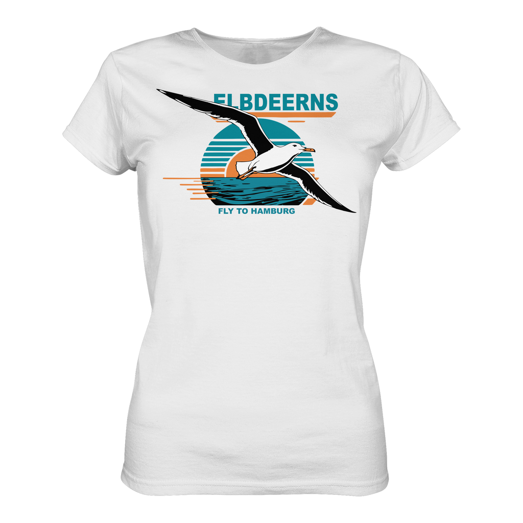 Elbdeerns "Fly to Hamburg" - Ladies Premium Shirt