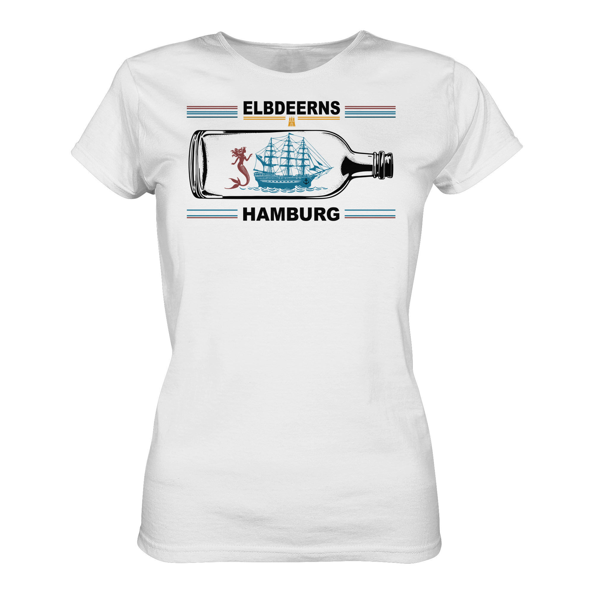 Elbdeerns "Buddelschiff" - Ladies Premium Shirt