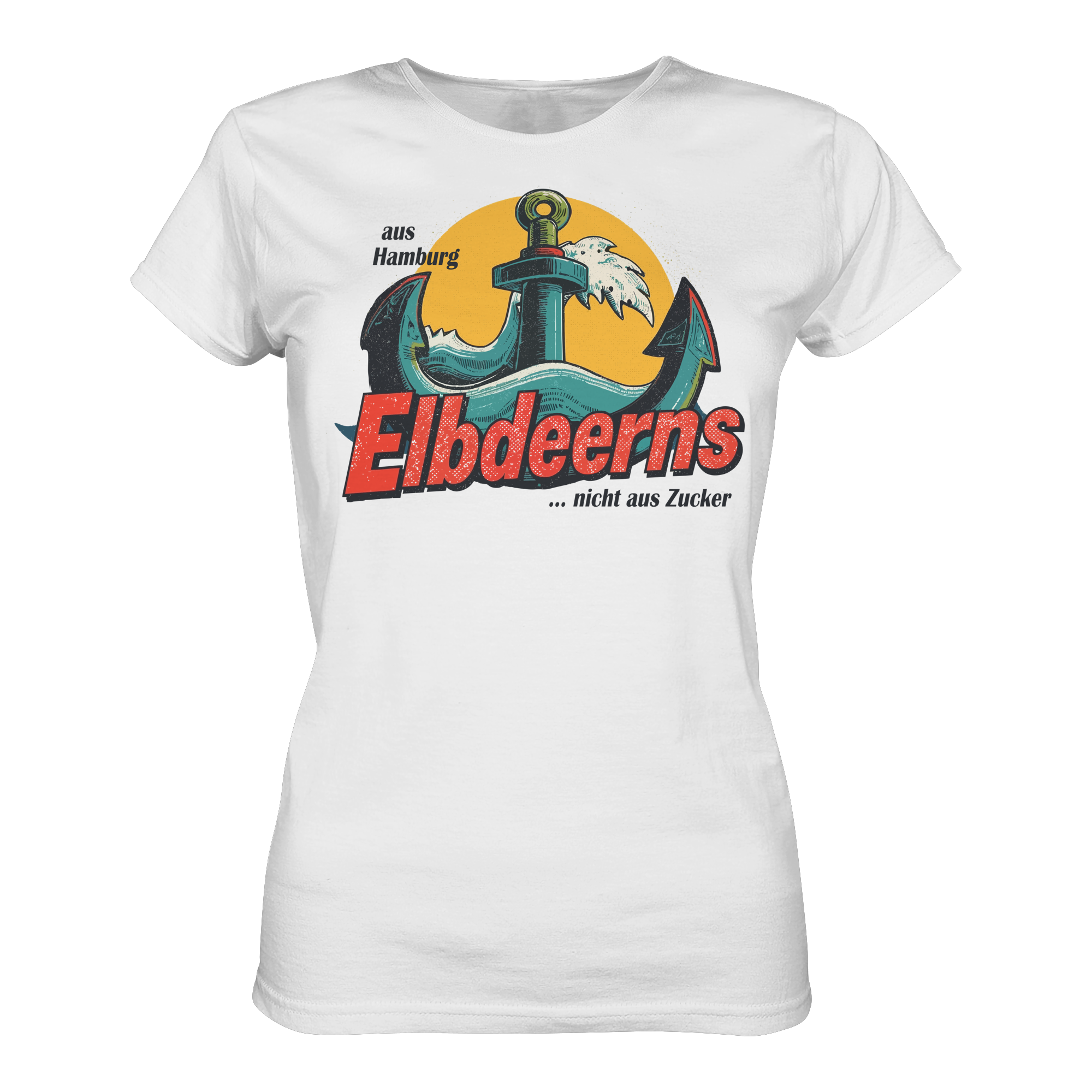 Elbdeerns - nicht aus Zucker - Ladies Premium Shirt