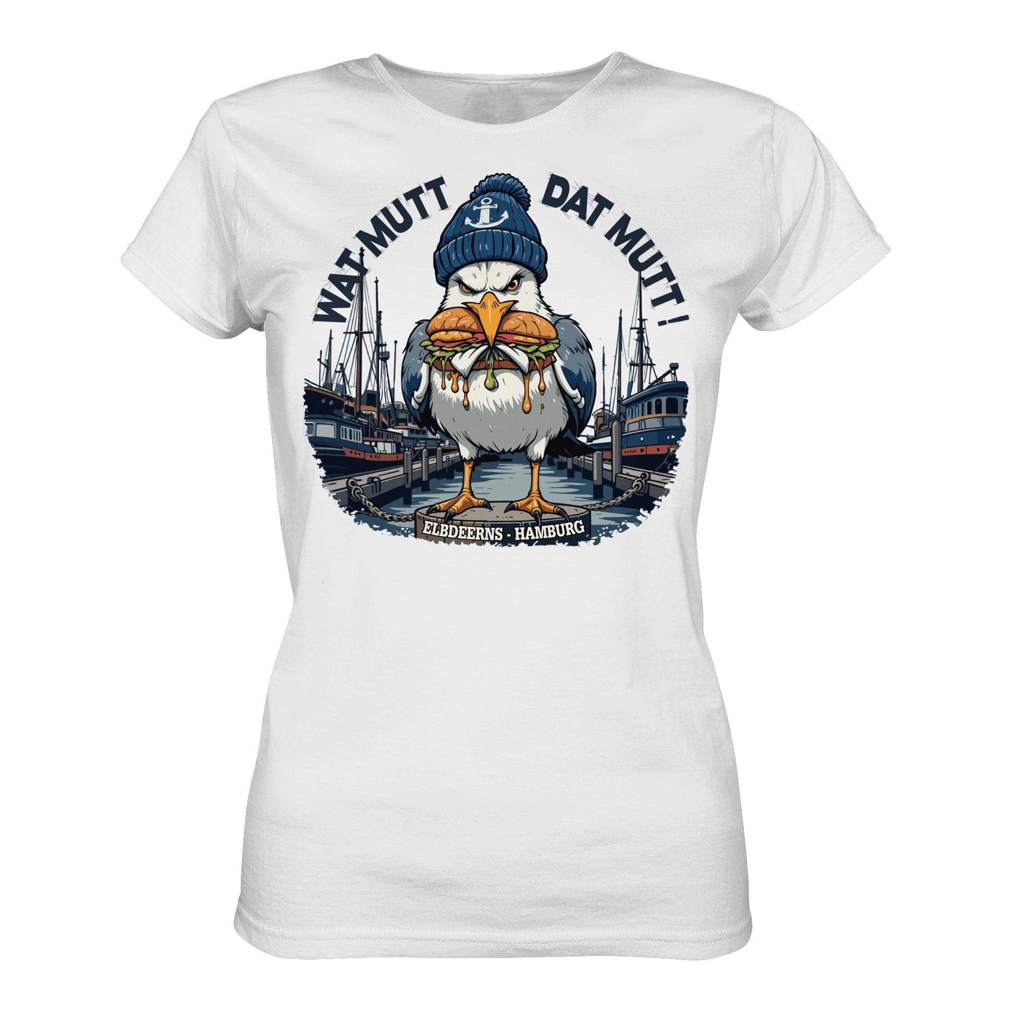Elbdeerns - WAT MUTT DAT MUTT - Ladies Premium Shirt