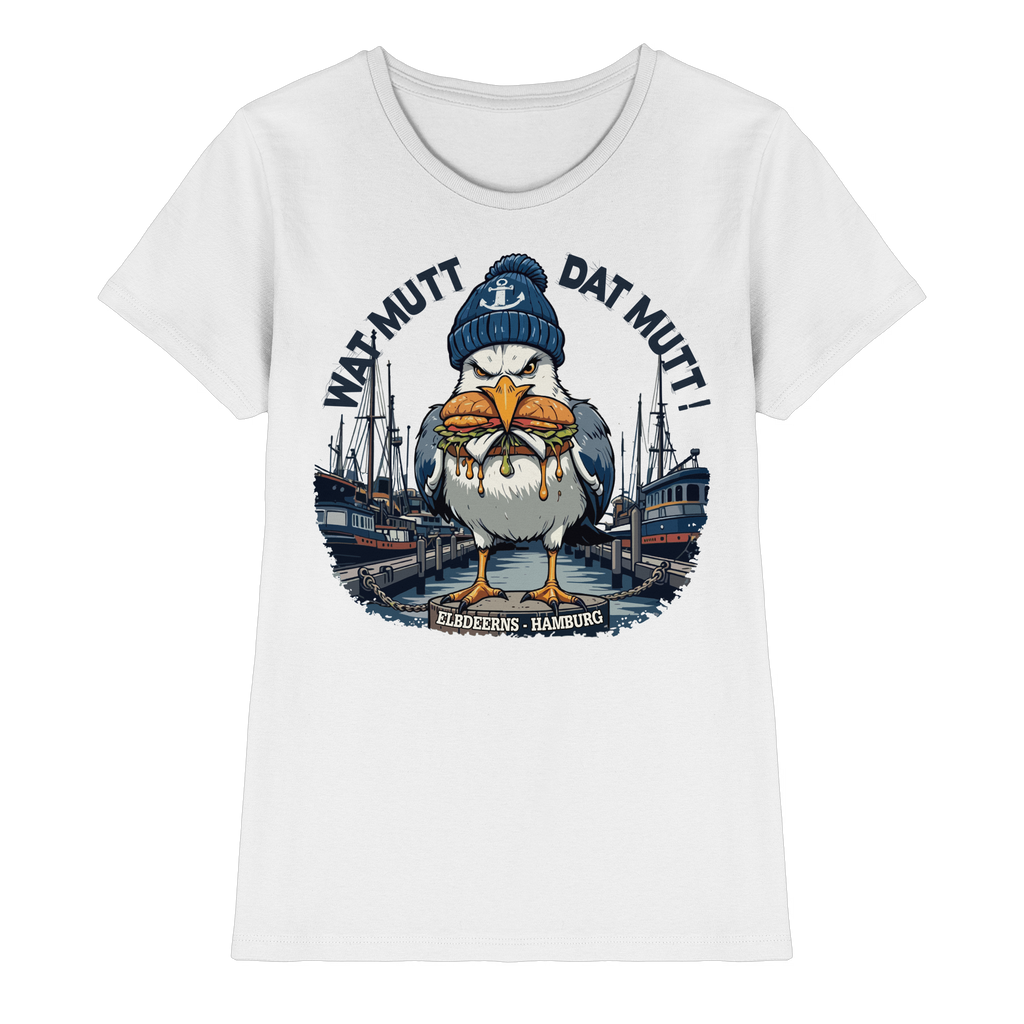 Elbdeerns - WAT MUTT DAT MUTT - Ladies Premium Shirt