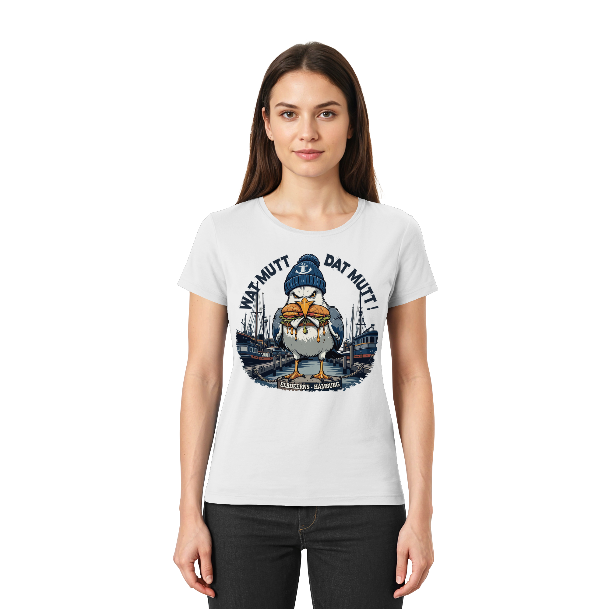 Elbdeerns - WAT MUTT DAT MUTT - Ladies Premium Shirt