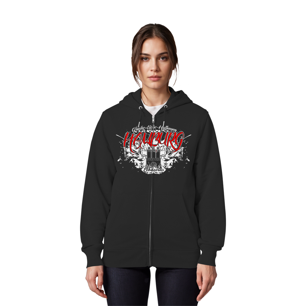 Elbdeerns - Glaube Liebe Hoffnung - Organic Zipper