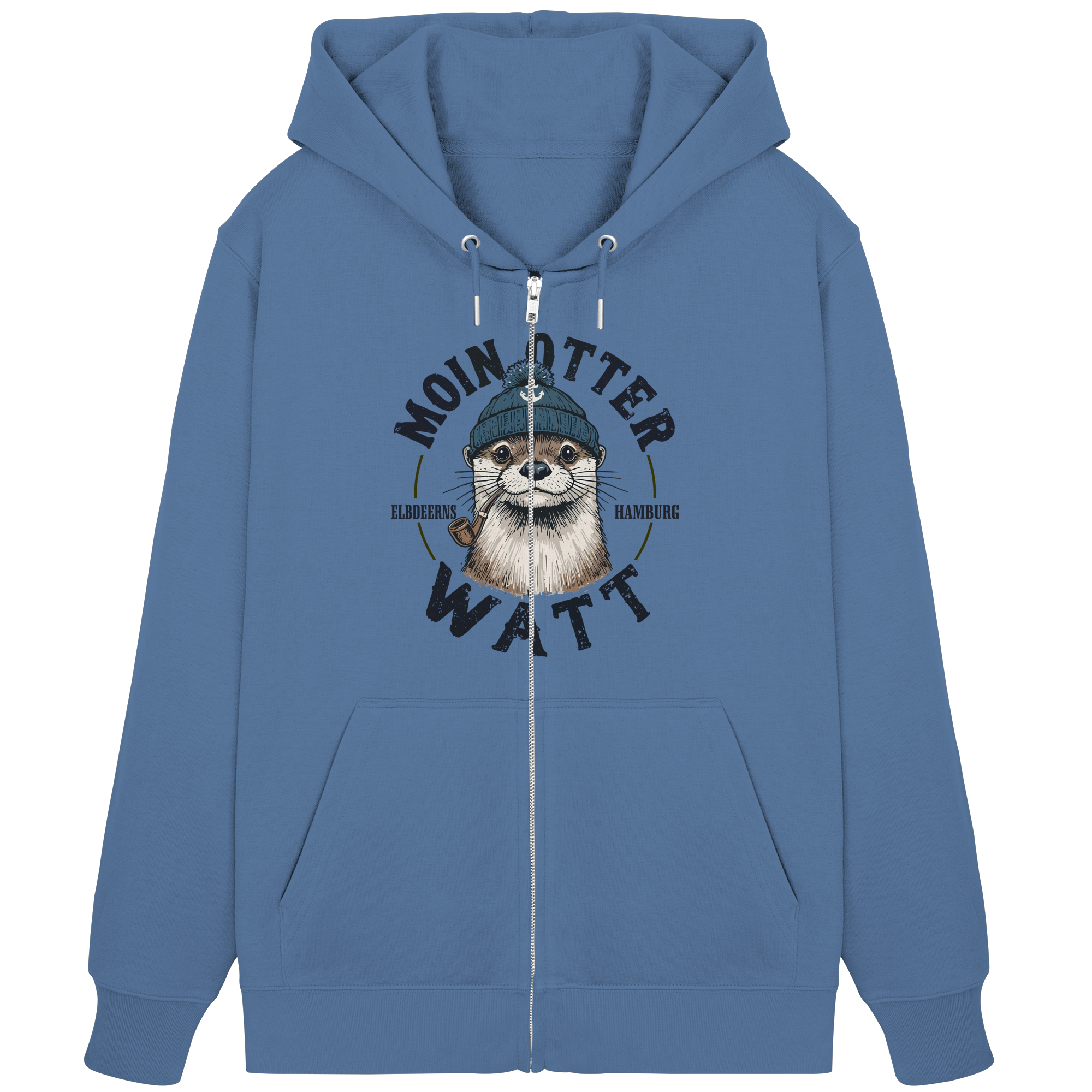 Elbdeerns - MOIN oder WATT - Organic Zipper