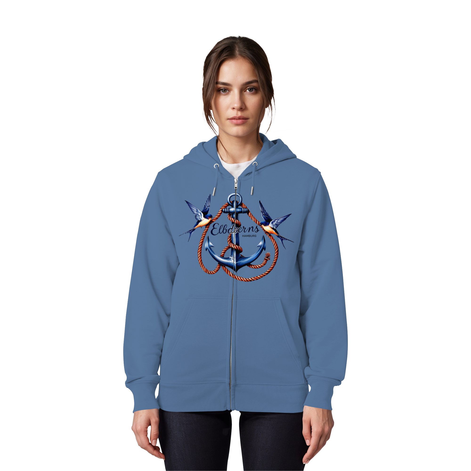 Elbdeerns "Schwalben" - Organic Zipper