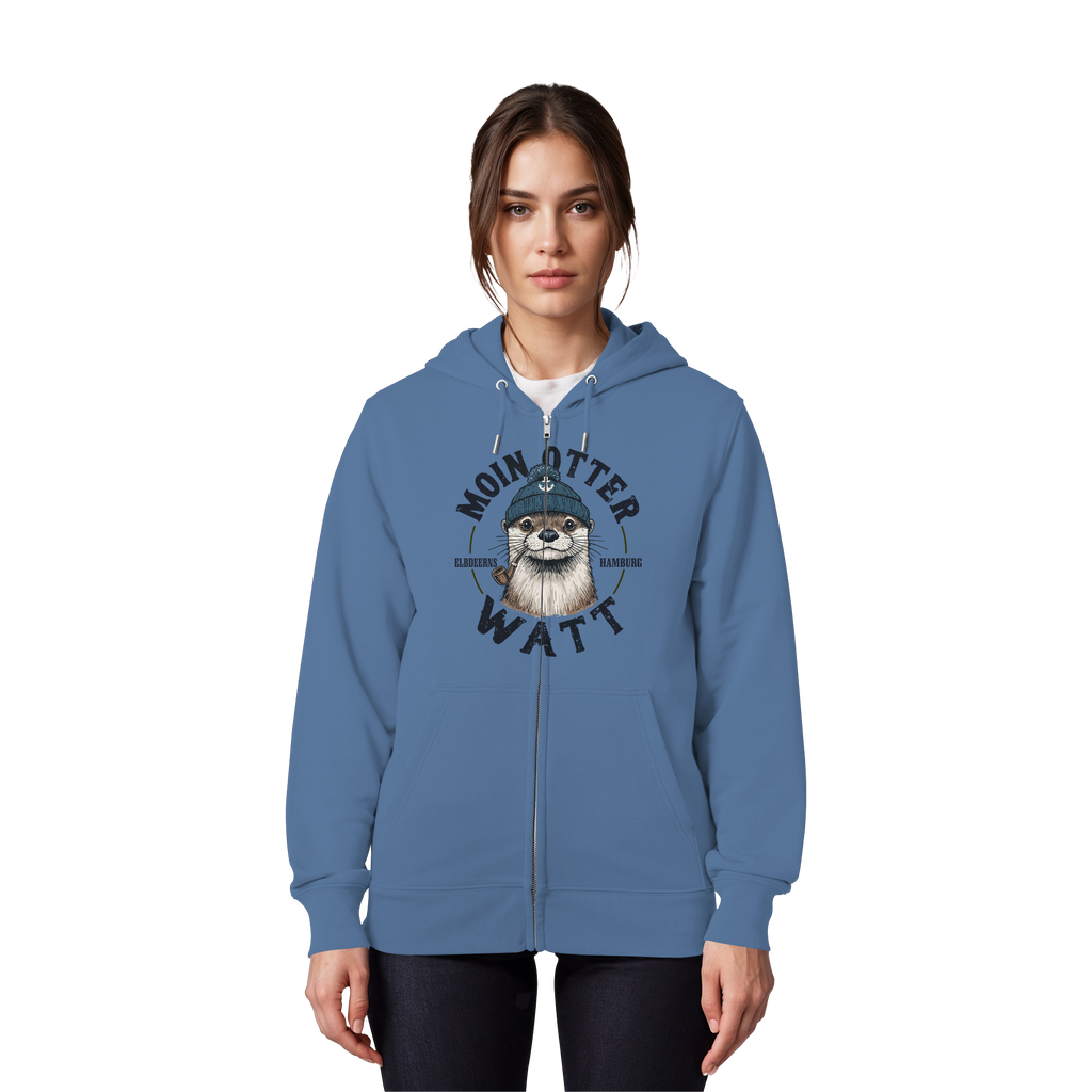 Elbdeerns - MOIN oder WATT - Organic Zipper