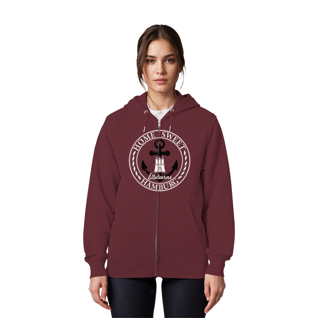 Elbdeerns "Home Sweet Hamburg" - Organic Zipper