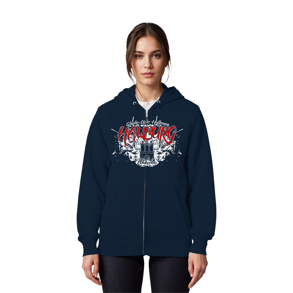 Elbdeerns - Glaube Liebe Hoffnung - Organic Zipper