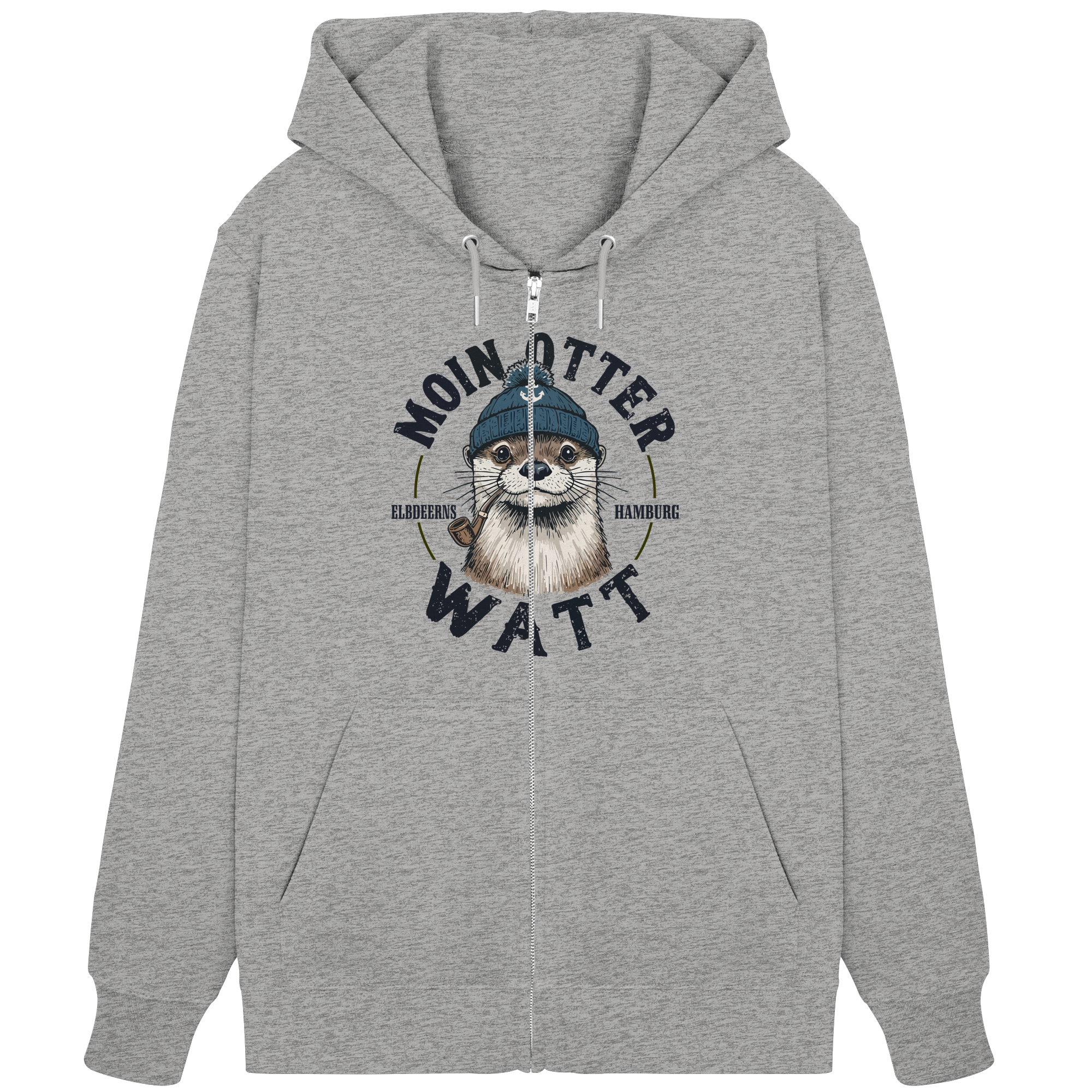 Elbdeerns - MOIN oder WATT - Organic Zipper