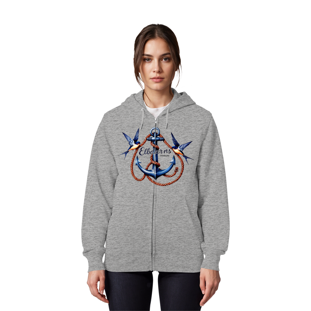 Elbdeerns "Schwalben" - Organic Zipper