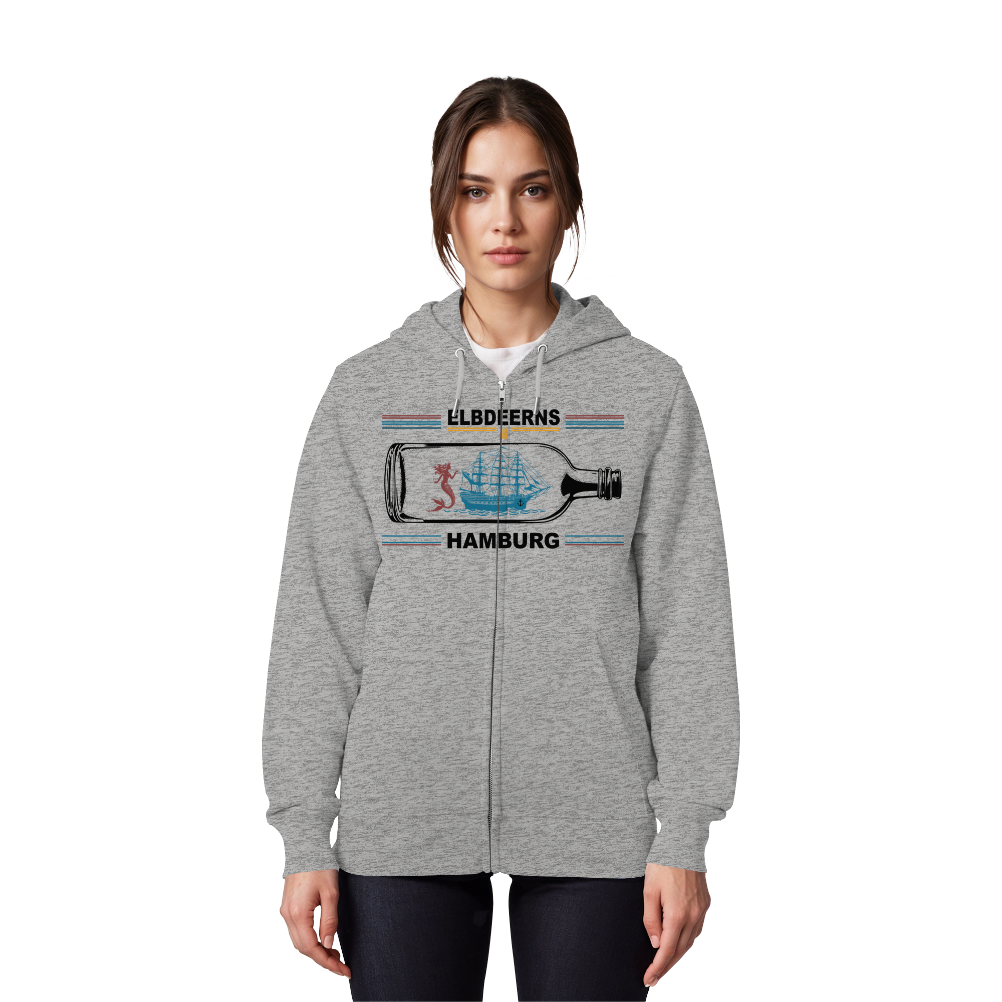 Elbdeerns "Buddelschiff" - Organic Zipper