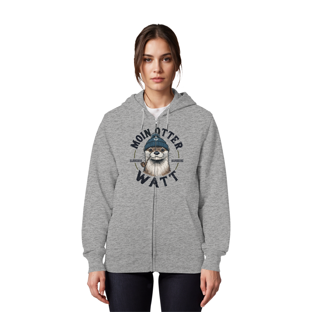 Elbdeerns - MOIN oder WATT - Organic Zipper