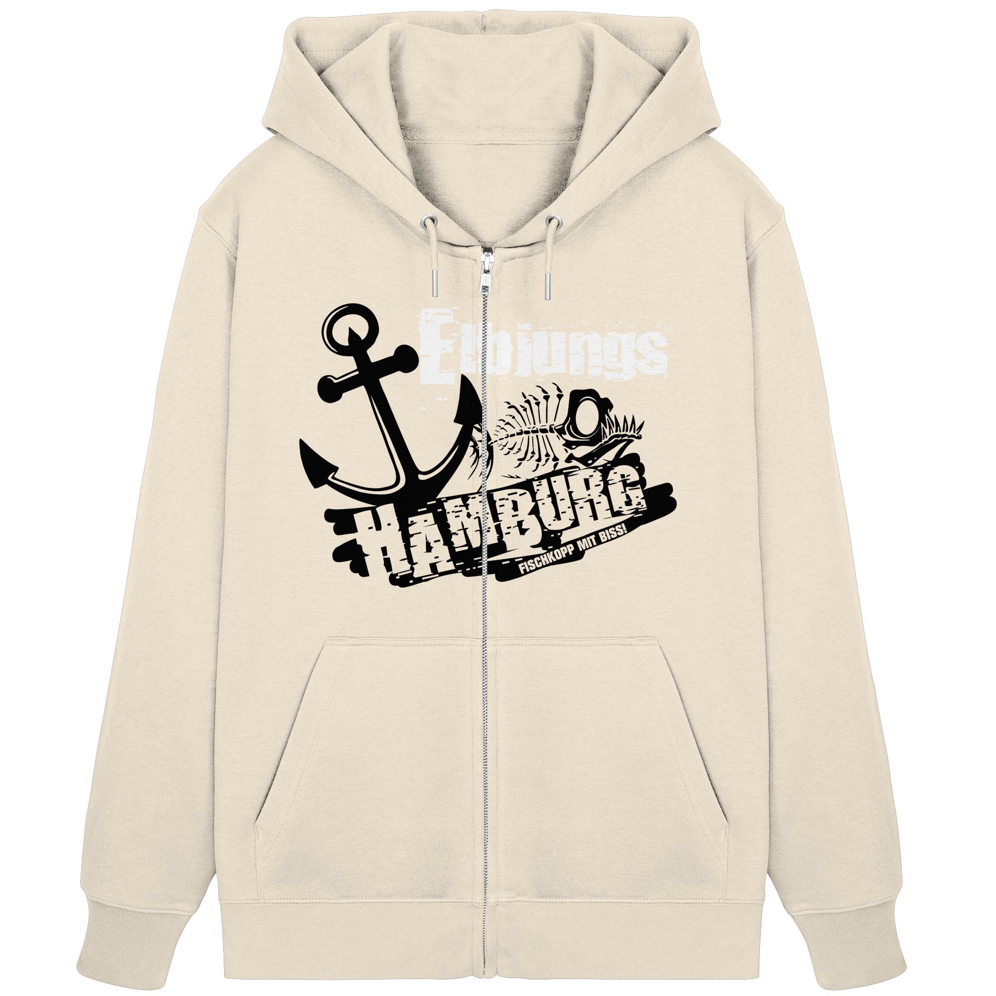 Elbjungs "Fischkopp mit Biss" - Organic Zipper