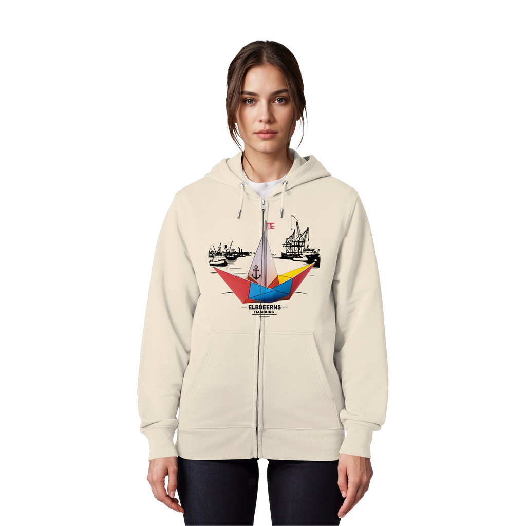 Elbdeerns - Papierschiff - Organic Zipper