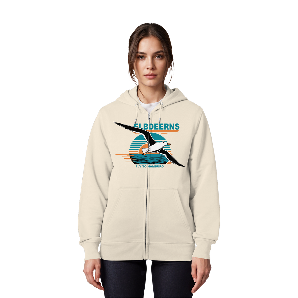 Elbdeerns "Fly to Hamburg" - Organic Zipper