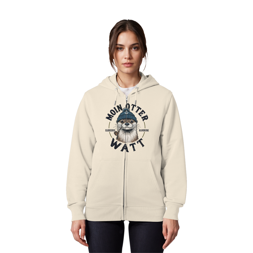 Elbdeerns - MOIN oder WATT - Organic Zipper