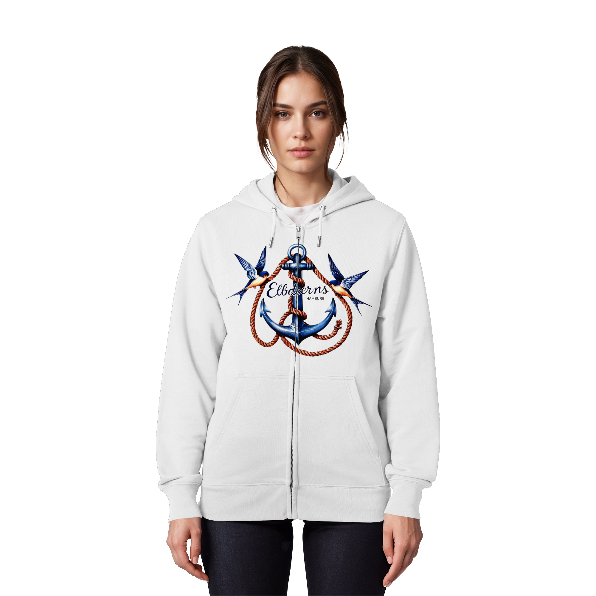 Elbdeerns "Schwalben" - Organic Zipper