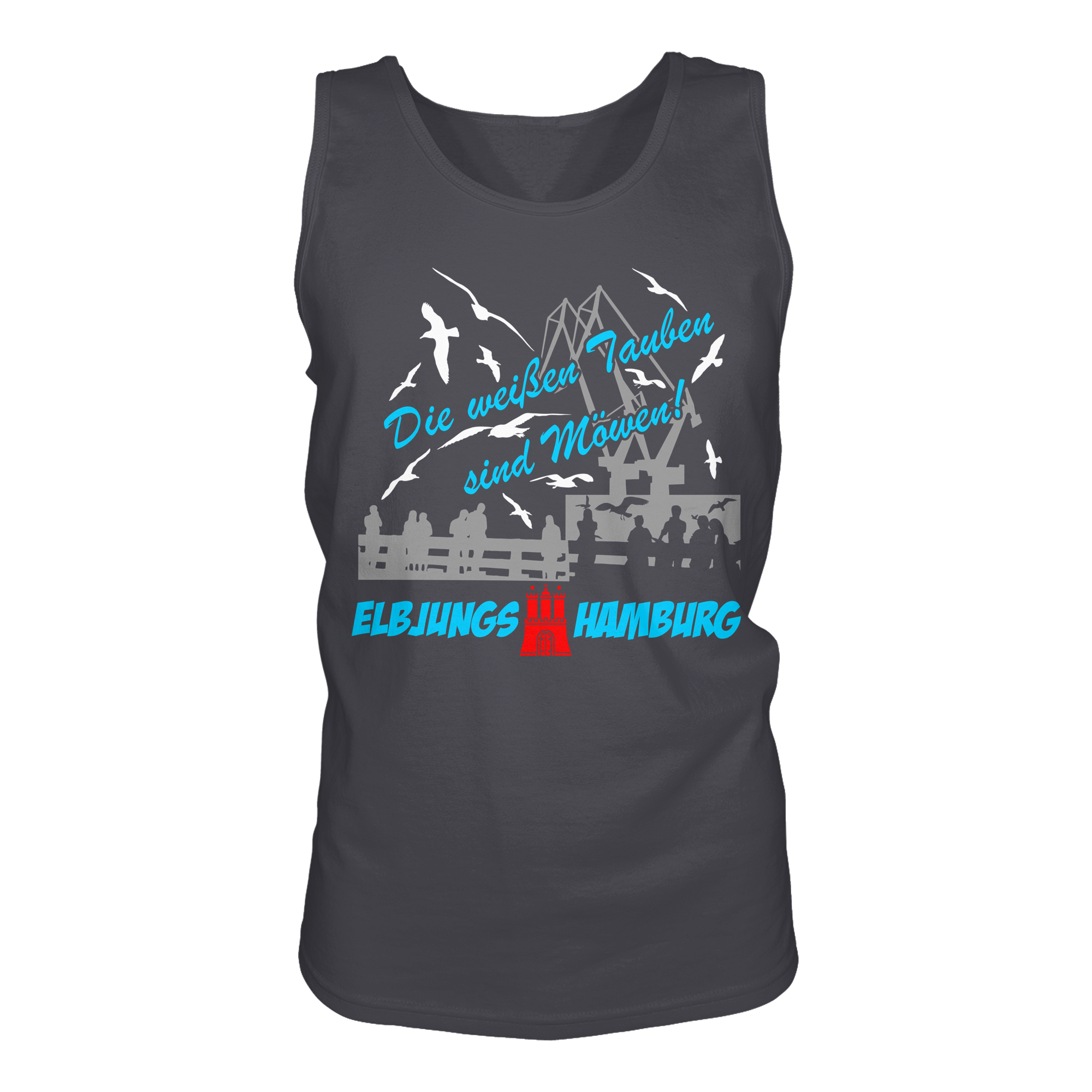 Elbjungs "Die weißen Tauben sind Möwen" - Tank-Top