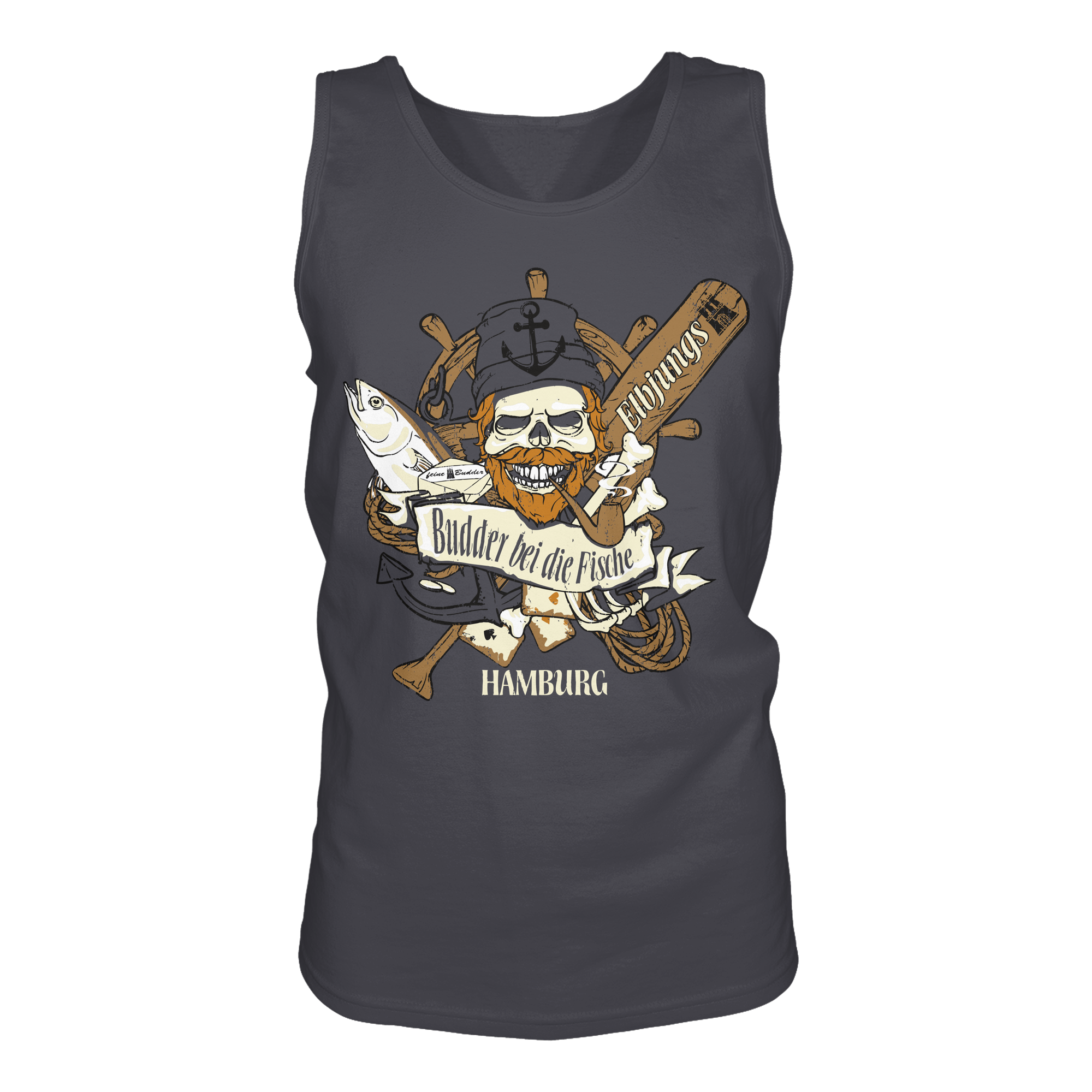 Elbjungs "Budder bei die Fische" - Tank-Top