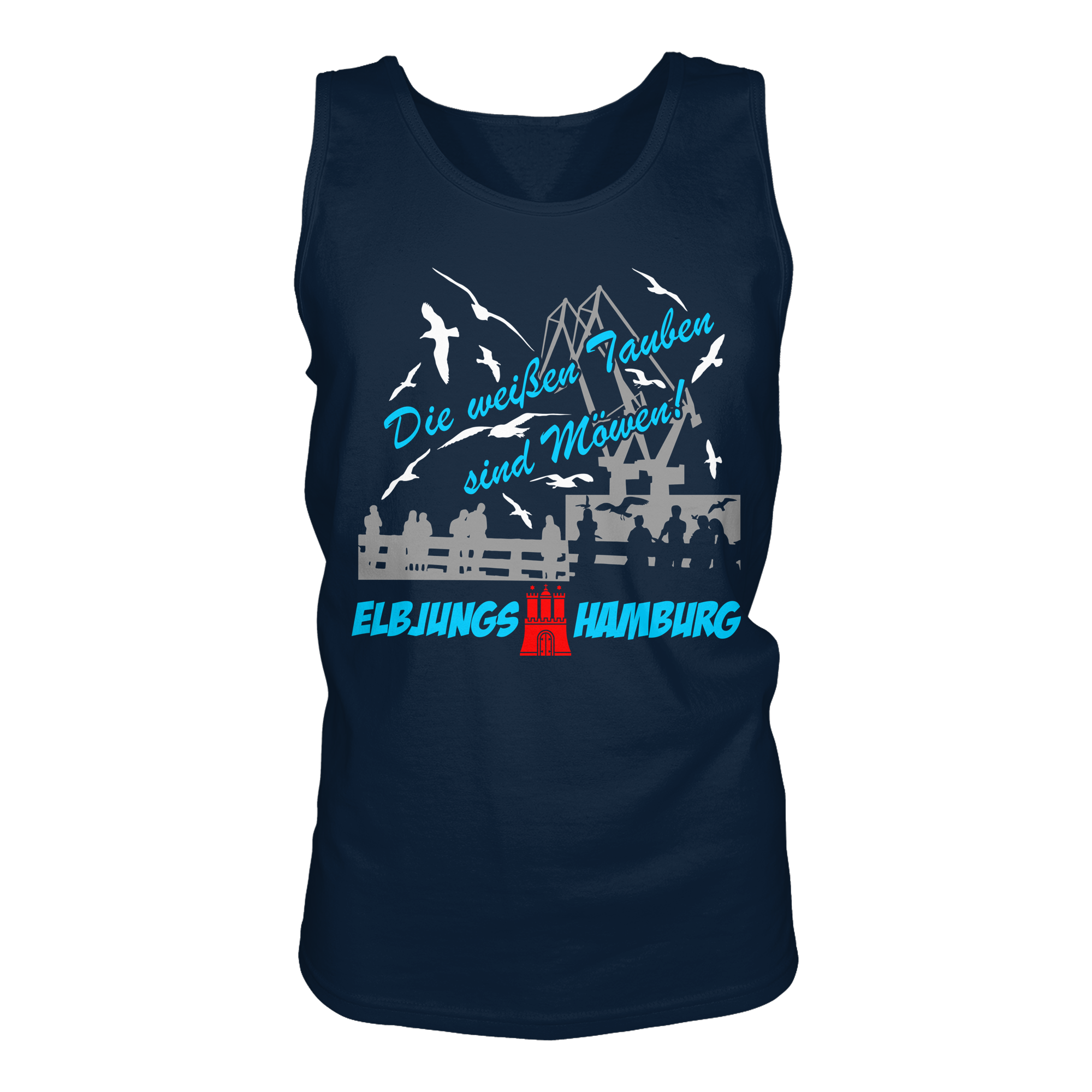 Elbjungs "Die weißen Tauben sind Möwen" - Tank-Top