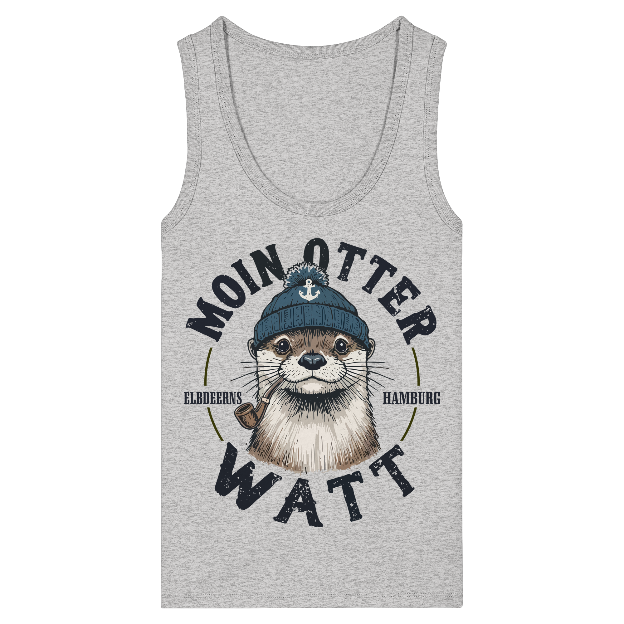 Elbdeerns - MOIN oder WATT - Womens Organic Fitted Tank Top