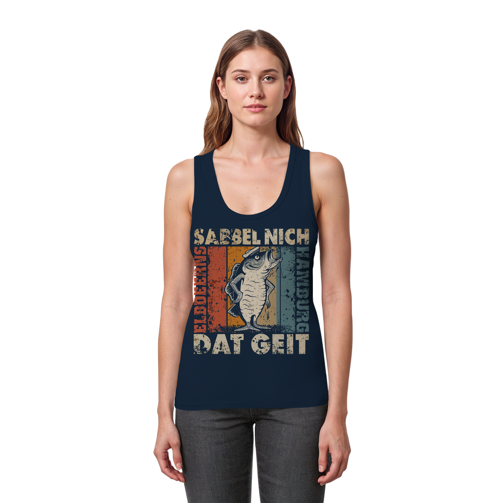 Elbdeerns - SABBEL NICH - DAT GEIT - Womens Organic Fitted Tank Top