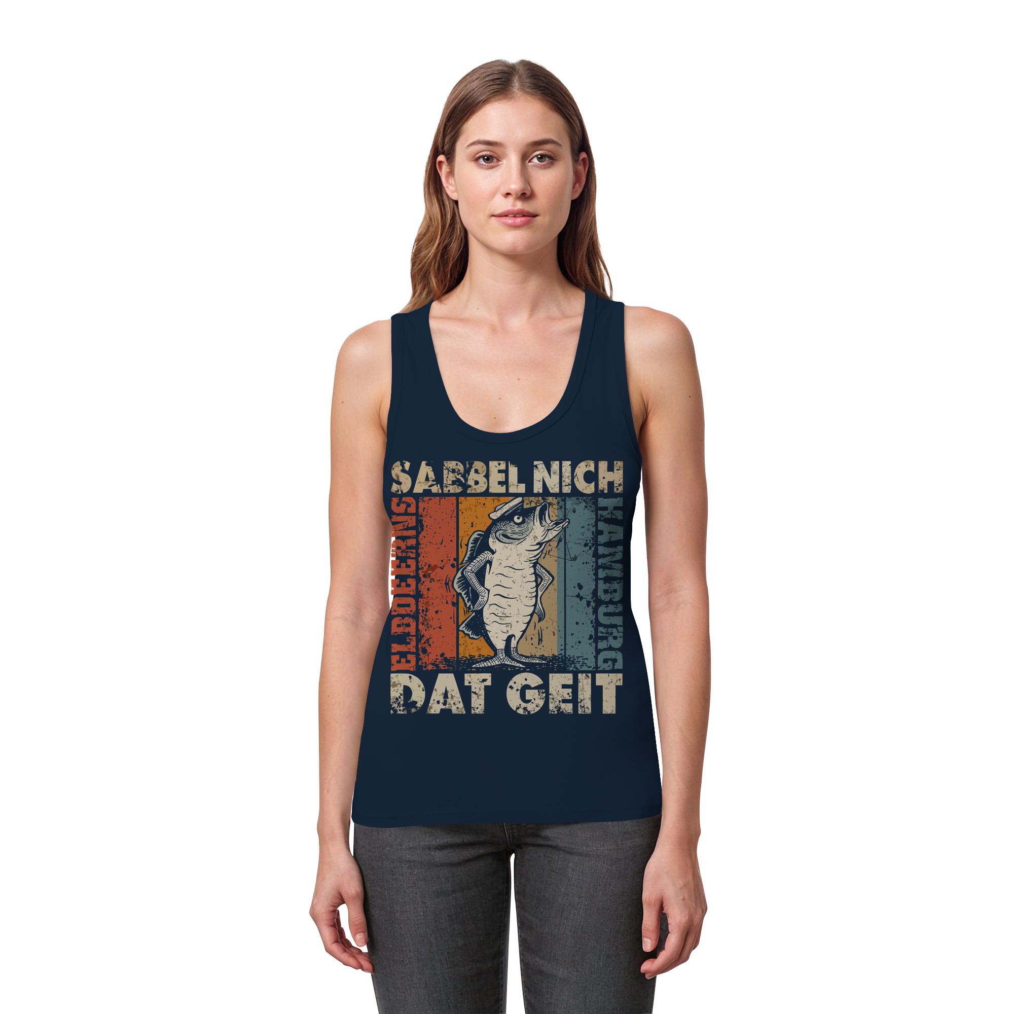 Elbdeerns - SABBEL NICH - DAT GEIT - Womens Organic Fitted Tank Top