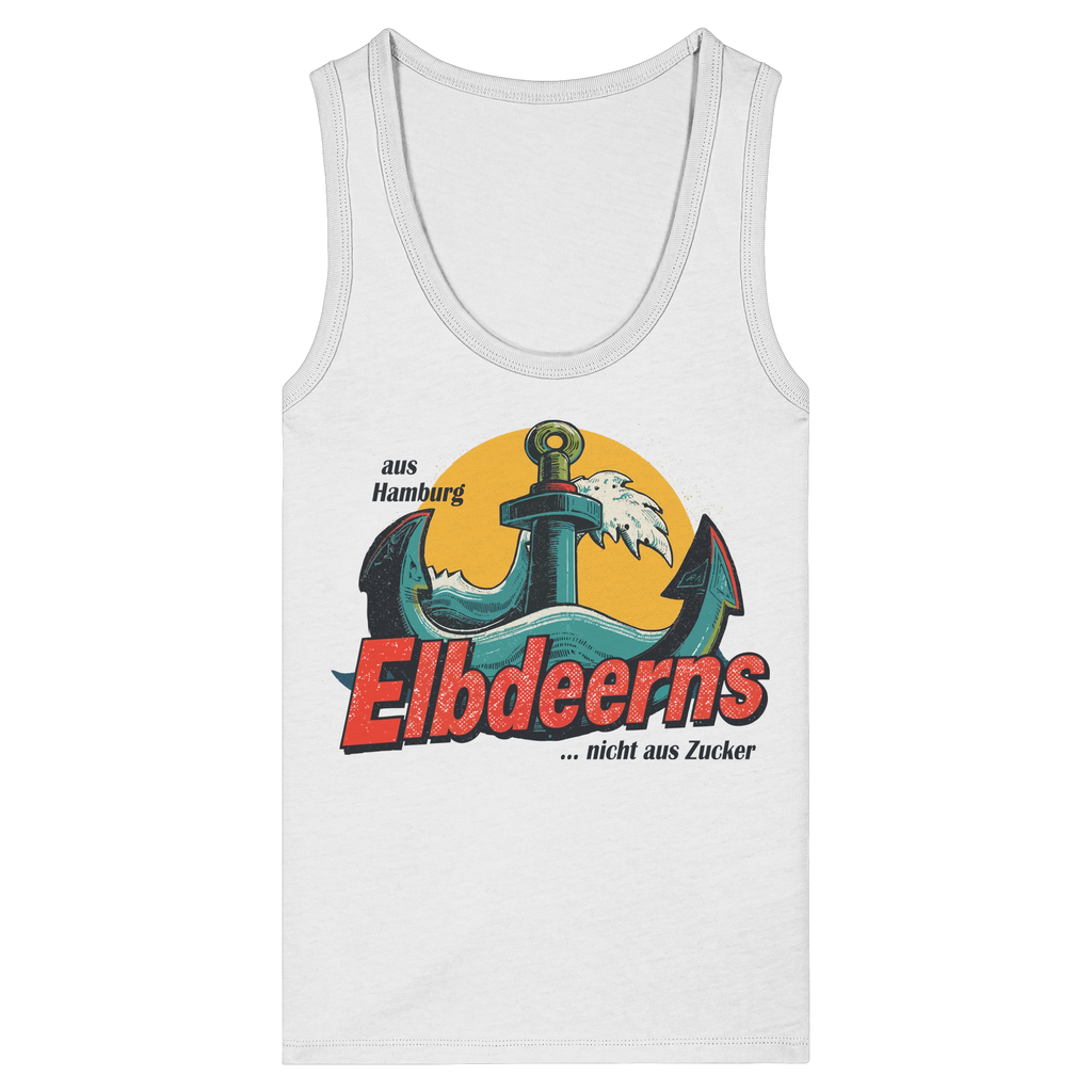 Elbdeerns - nicht aus Zucker - Womens Organic Fitted Tank Top