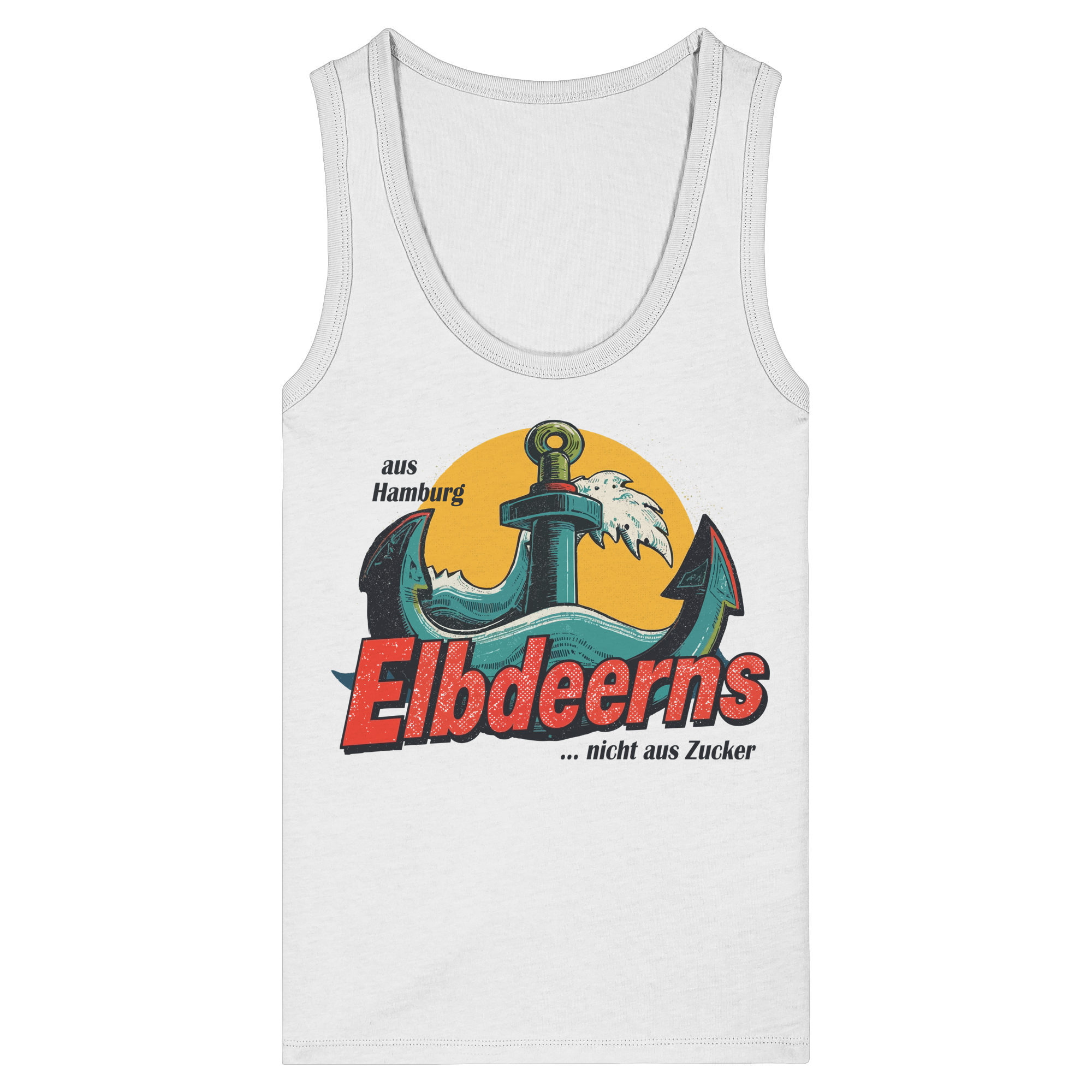 Elbdeerns - nicht aus Zucker - Womens Organic Fitted Tank Top