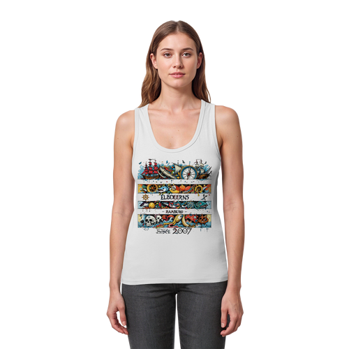 Elbdeerns "Kuddelmuddel" - Womens Organic Fitted Tank Top