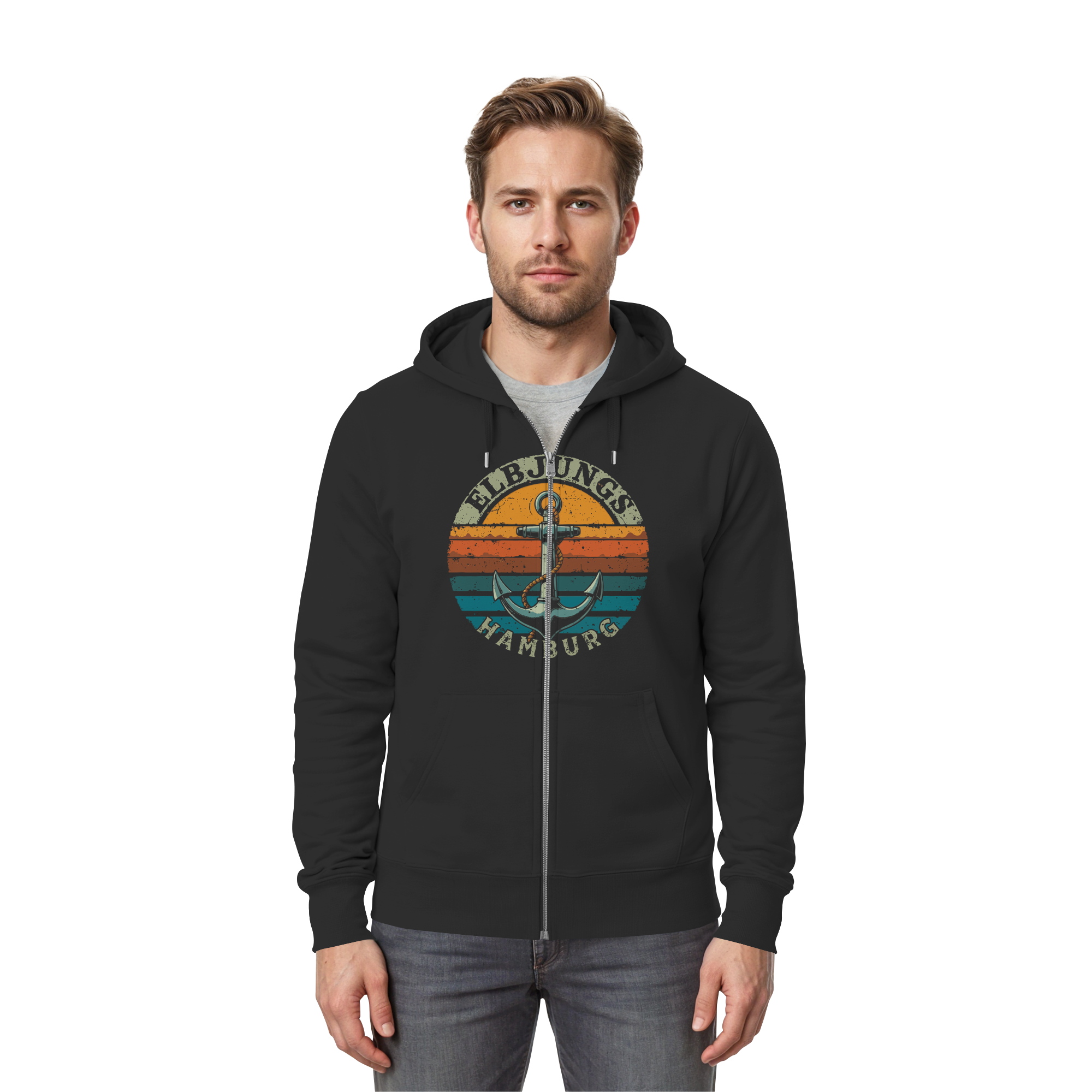 Elbjungs - Vintage Anker - Zipper