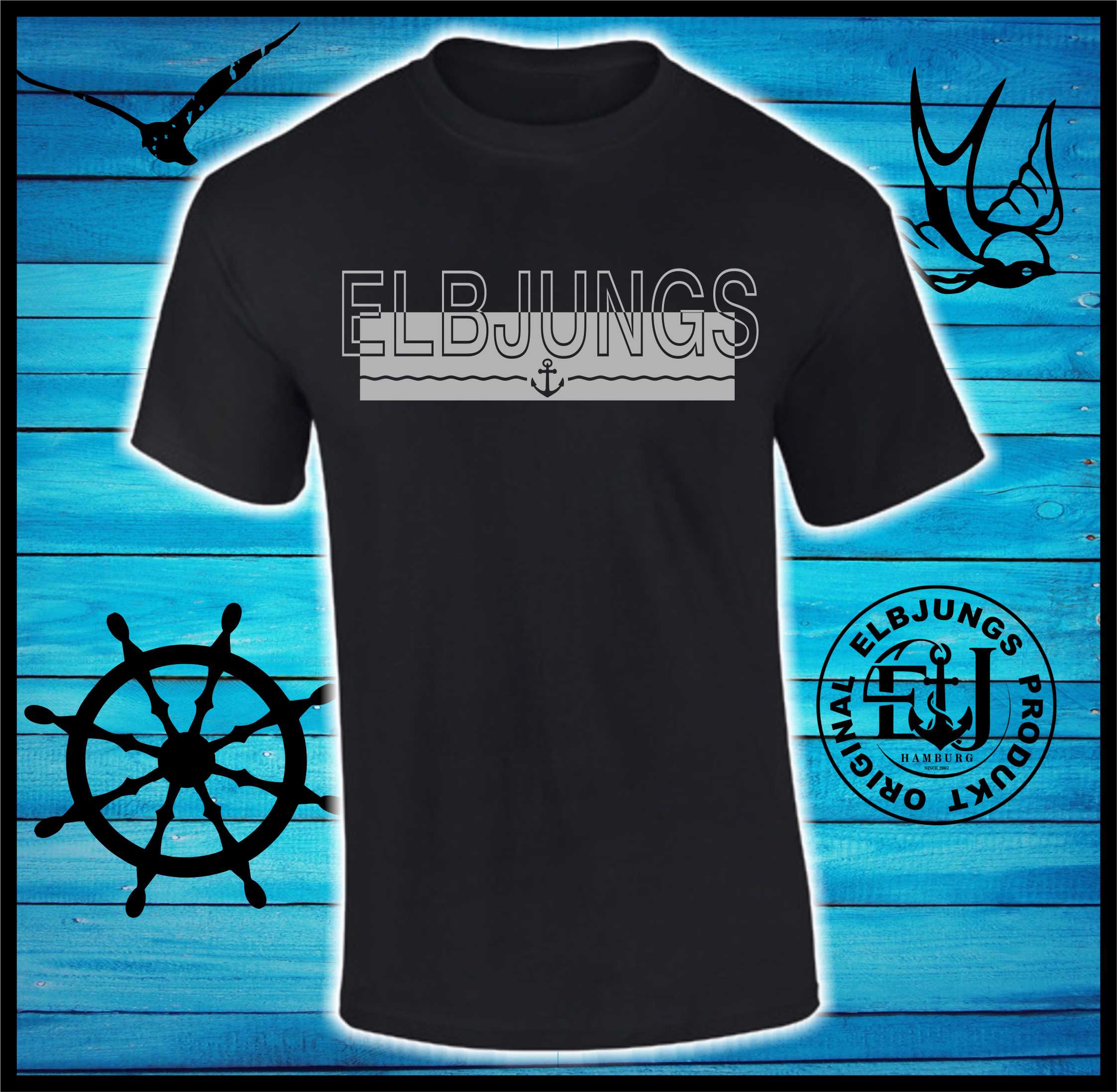 T-Shirt Elbjungs "gediegen" - Heavy Cotton T-Shirt