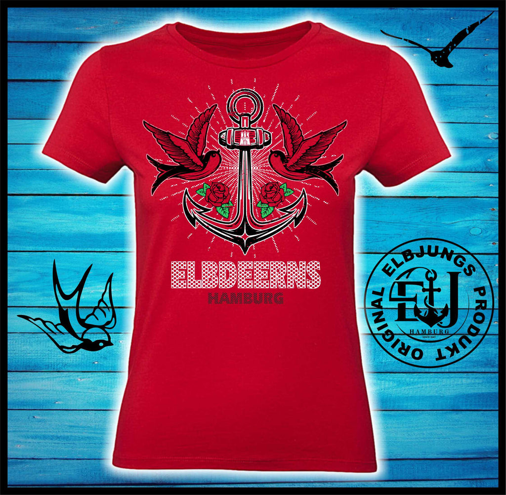 Elbdeerns "verankert" - Ladies Premium Shirt