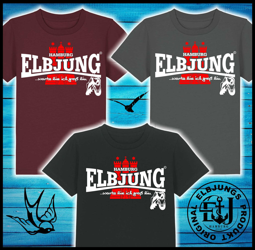 Kindershirt "Warte bis ich groß bin" - Kids Organic Shirt