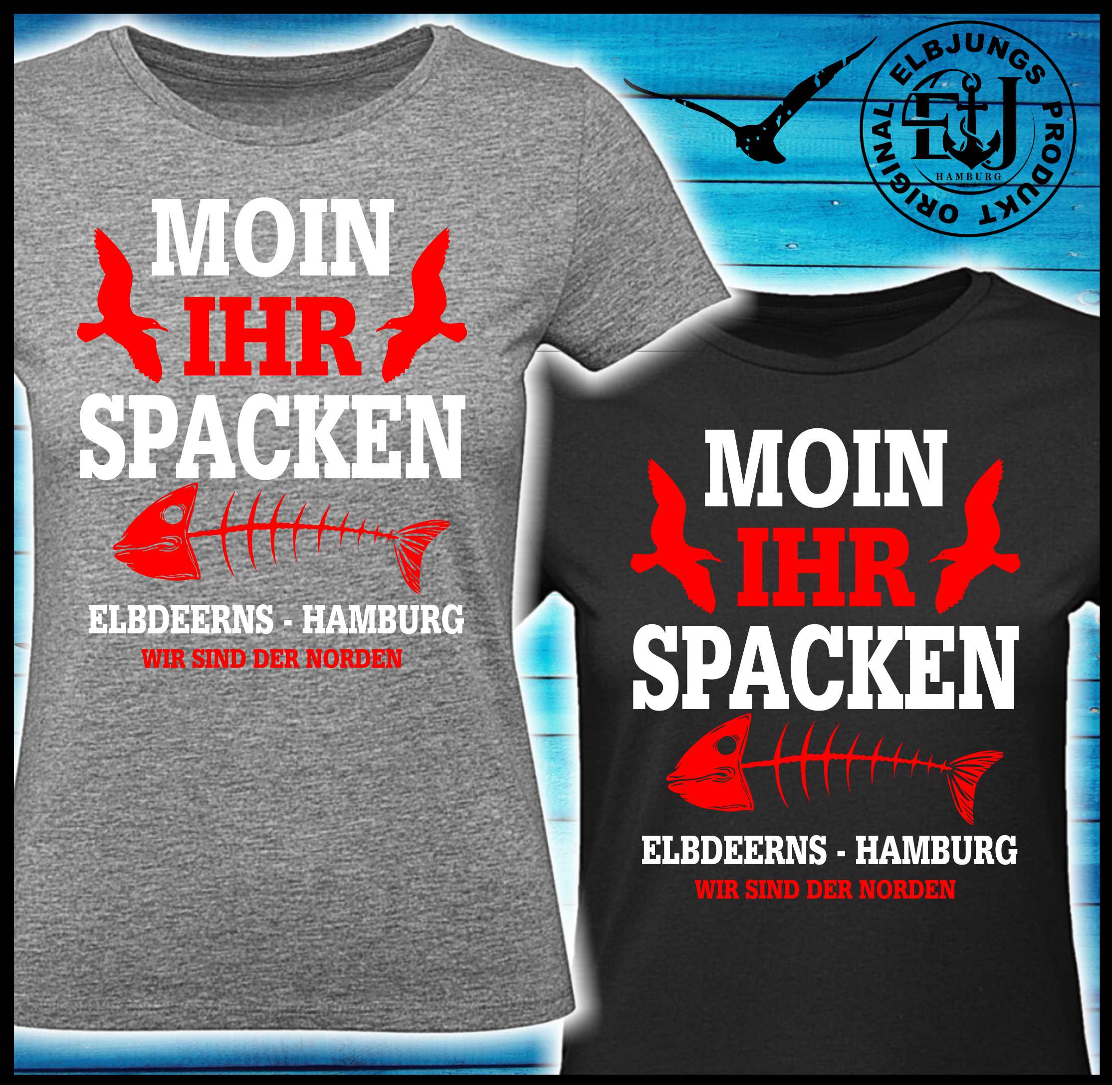 Elbdeerns "Wir sind der Norden" - Ladies Premium Shirt