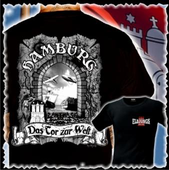 T-Shirt - Elbjungs * DAS TOR ZUR WELT * Schwarz | 5XL