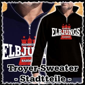 Troyer - Sweater * STADTTEILE * M | Dunkelblau